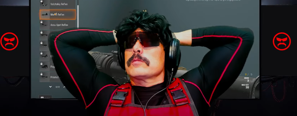 Dr Disrespect вернулся на YouTube спустя 2 месяца после скандала и поиграл в Call of Duty Black Ops 6