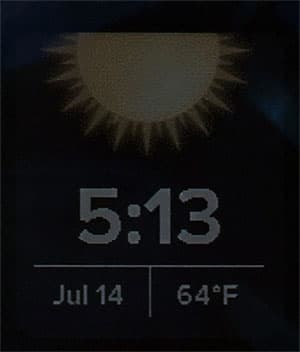 Снимок экрана Pebble TIme