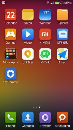 Конфигурация Xiaomi Mi4
