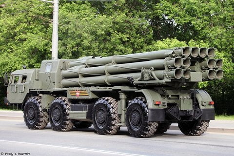 Пусковая установка 9А54 РСЗО 9К515 «Торнадо-С»
