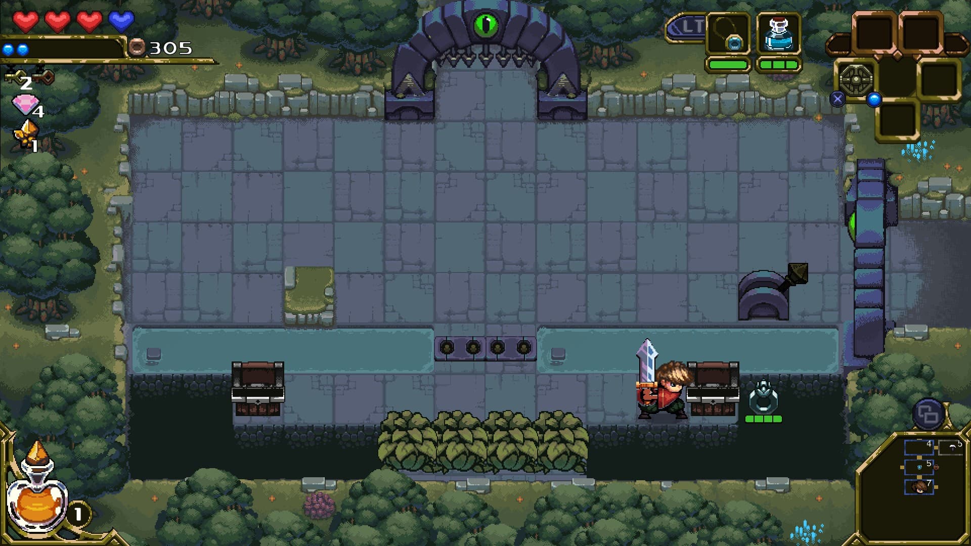 Артефакт застрял в недоступном месте