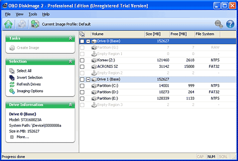 Главное окно программы