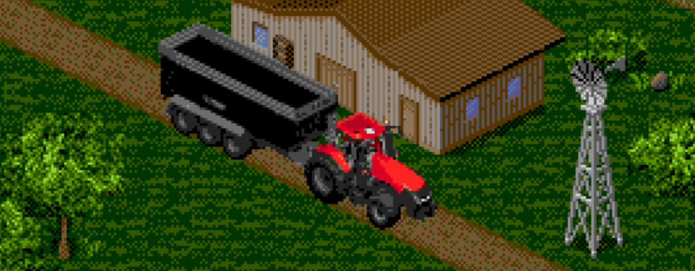 Создатели Farming Simulator выпустили 16-битную версию продвинутого симулятора фермера