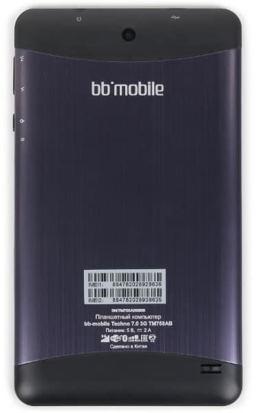 Дизайн планшета bb-mobile Techno 7.0 3G (TM758AB)