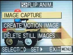 Меню Panasonic DMC-LC1