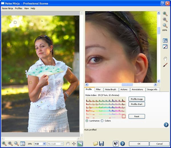 Снижение уровня шума с помощью Noise Ninja
