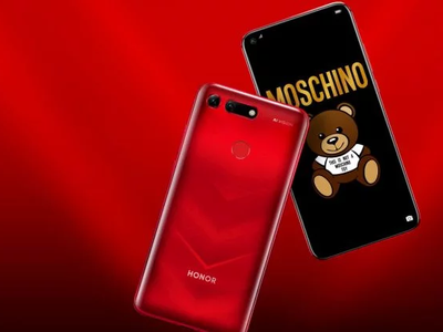 Смартфон Honor V20 Moschino Edition поступил в продажу