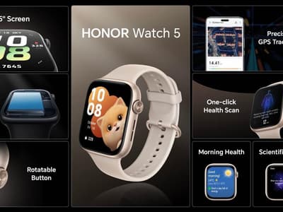 Компактность и долговечность с большим экраном AMOLED: представлены Honor Watch 5 