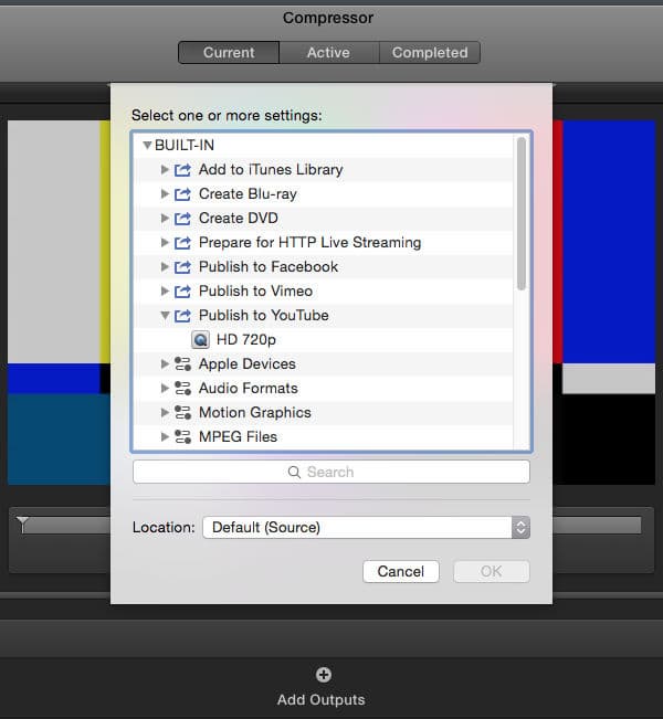 Скриншот программы Compressor