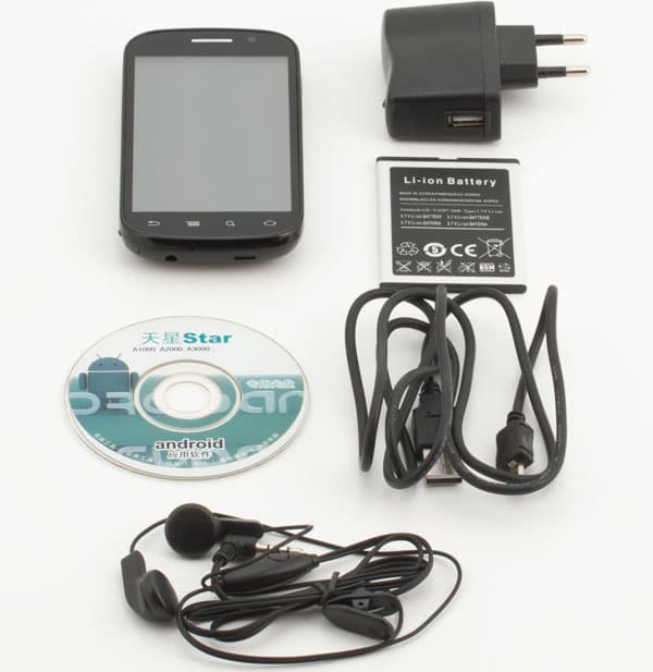 Комплект поставки Android Star A1000