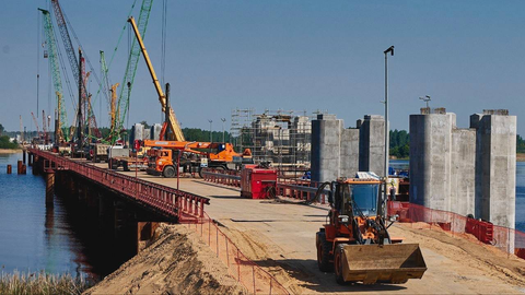 8.2 km and 250 supports: a giant bridge for the HSR is being built in Tver Oblast