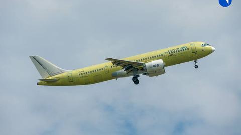 Первый серийный МС-21-310 с ПД-14 взлетел: самолёт достиг 6000 метров и 600 км/ч