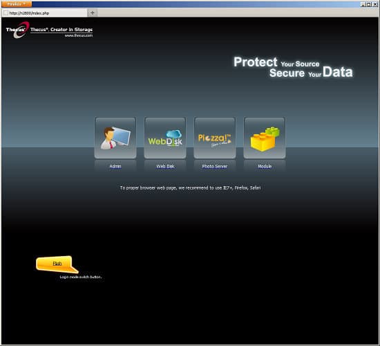 Настройка Thecus N2800 Настройка Thecus N2800