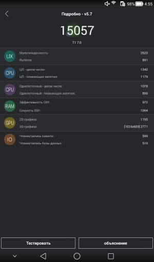 Производительность Huawei Mediapad T1 7.0