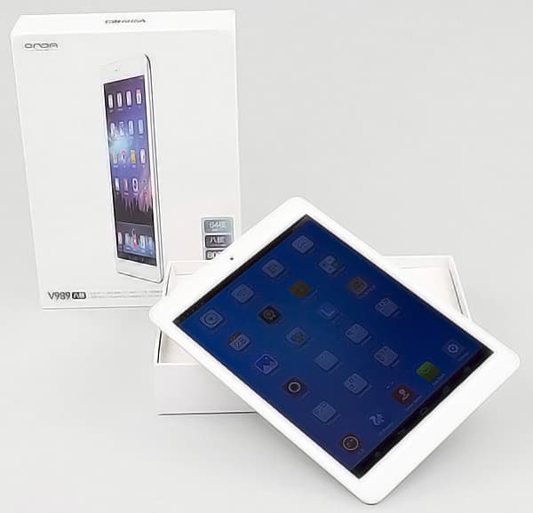 Коробка планшета Onda V989