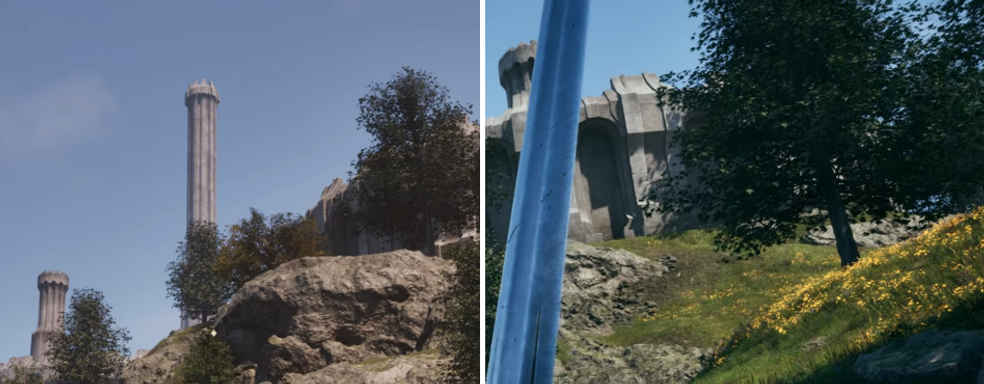 Моддер вернул в ремастер The Elder Scrolls 4 Oblivion классическую зелёную цветовую гамму в духе оригинальной игры