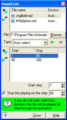 Добавление музыки в заставку Animated Screen