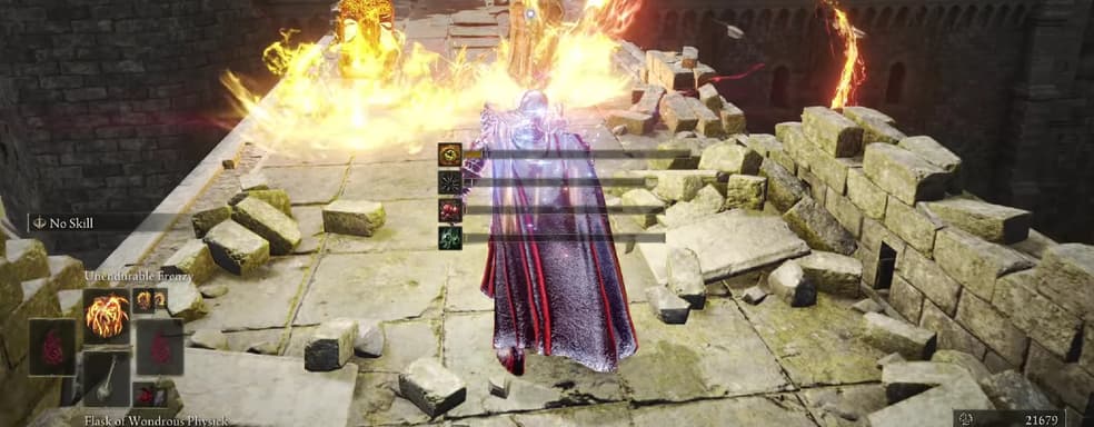 Elden Ring Player Creates Mech Suit Build and Incinerates Enemies with Fire