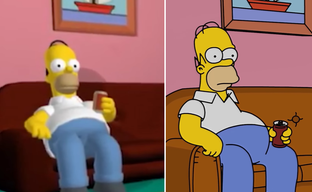 Ремастер The Simpsons Hit and Run продолжает радовать. Энтузиаст приблизил графику к мультсериалу Симпсоны