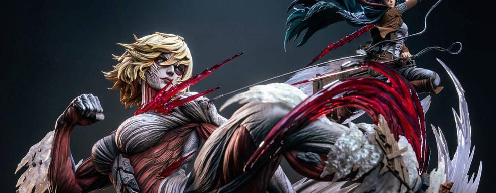 Hertz Studio выпустит статую Энни Леонхарт и Микасы Аккерман из аниме «Атака титанов»