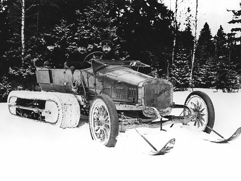Руссо-Балт С24/40 с полугусеничной ходовой частью Кегресс, 1913 год