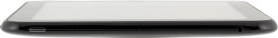 Вид левой грани планшета HP TouchPad