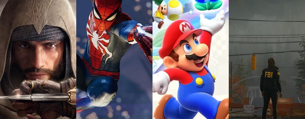 Во что поиграть в октябре. Assassin’s Creed Mirage, Marvel's Spider-Man 2, Super Mario Bros. Wonder, Alan Wake 2