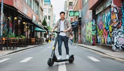 В Казахстане предложили запретить езду на электросамокатах по тротуарам