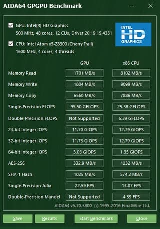 Скорость GPGPU на планшете Chuwi Hi8 Pro Скорость GPGPU на планшете Chuwi Hi8 Pro