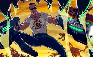 Alexander Nevsky talked about working on the film "Serious Nevsky" and showed art with himself as the hero Serious Sam