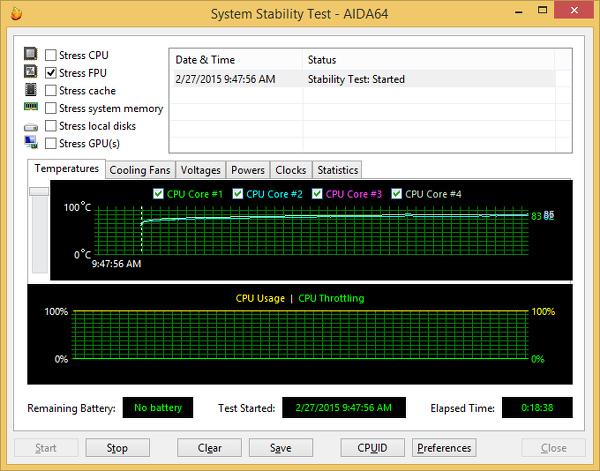 Работа под нагрузкой Foxconn Ultra Nano PC