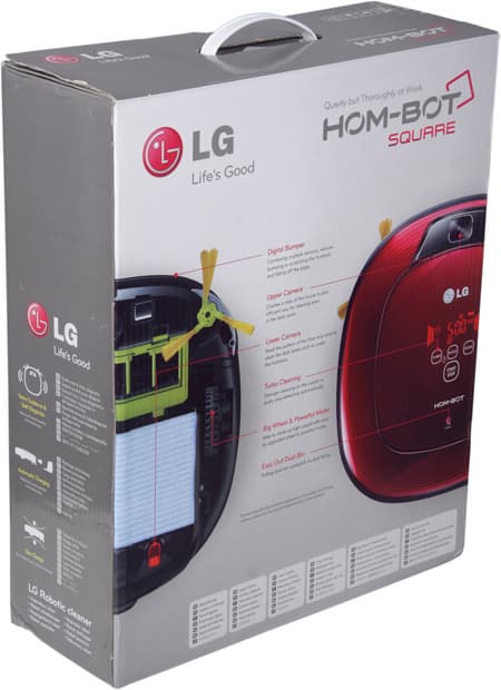Робот-пылесос LG VR6270LVM, коробка
