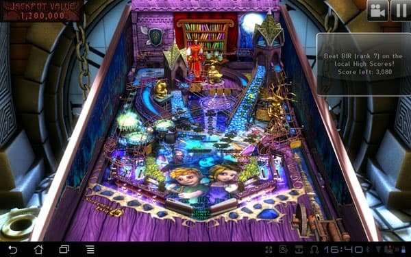 Скриншот Zen Pinball на ASUS Eee Pad Transformer Prime