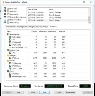 Режим простоя Asus VivoMini UN65