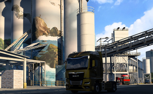 Салоники в Euro Truck Simulator 2. Новые скриншоты цементного завода из дополнения про Грецию