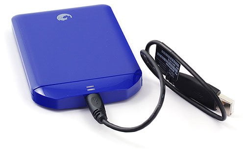 внешний вид с интерфейсным модулем USB Портативный внешний винчестер Seagate FreeAgent GoFlex, внешний вид с интерфейсным модулем USB