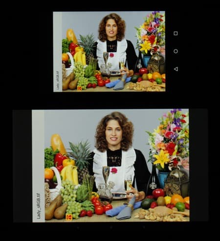 Обзор смартфона Huawei P8 Lite. Тестирование дисплея