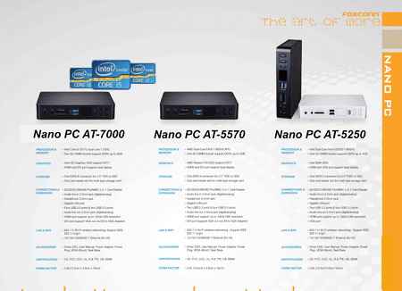 barebone-комплект, миниатюрные nano pc