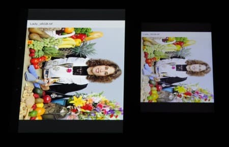 Обзор смартфона Fly IQ4501 Quad. Тестирование дисплея