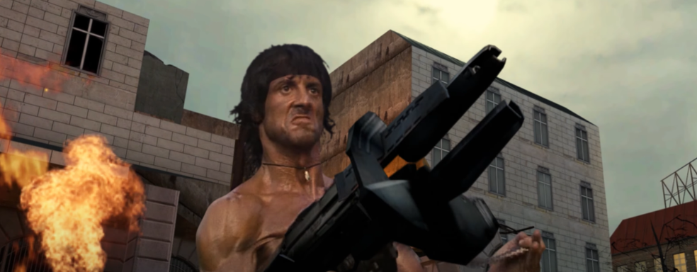 Джон Рэмбо ворвался в Half-Life 2. Энтузиаст представил кроссовер