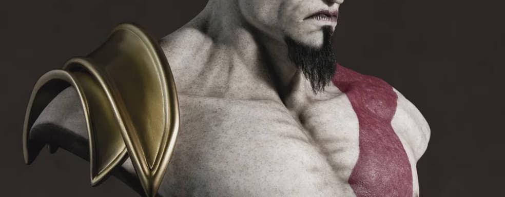 Ghost of Sparta: Bluebox Hyper Presents a Full-Size Kratos Bust from God of War 3
