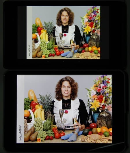 Обзор планшета 3Q RC7804F. Тестирование дисплея