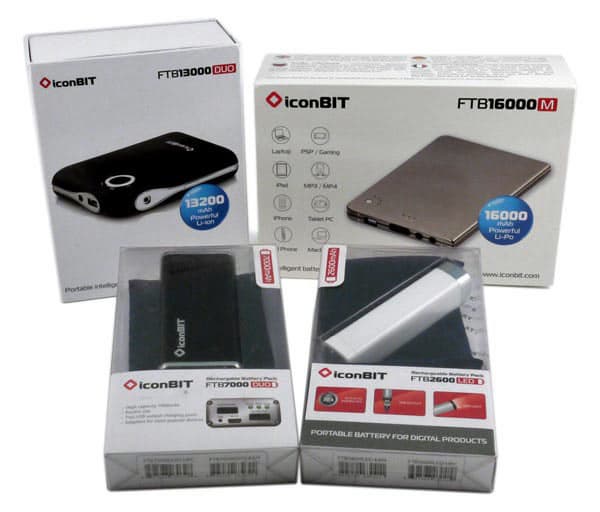 Мобильные аккумуляторы iconBIT: упаковка