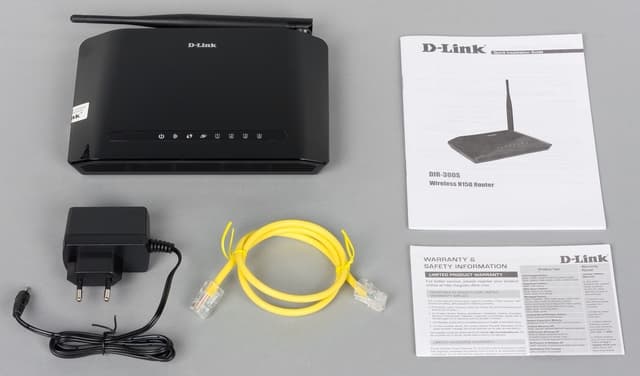 Комплект поставки D-Link DIR-300S