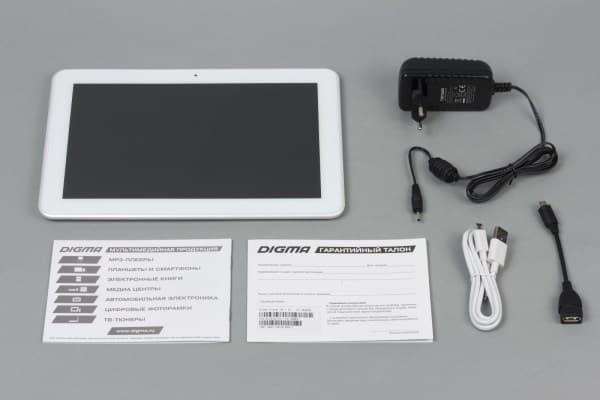 Комплектация планшета Digma Plane 10.1 3G