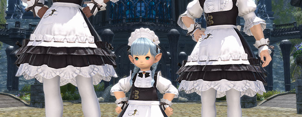Square Enix добавила в Final Fantasy XIV мальчиков-зайчиков и отключила гендерную блокировку для униформы горничной и других нарядов