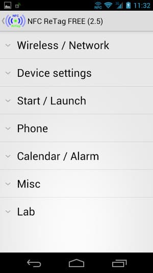 Назначение действий меткам в NFC ReTAG FREE Назначение действий меткам в NFC ReTAG FREE
