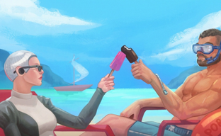 Atomic Heart Gets Collaboration with MSI. Contest Launched Featuring Mundfish Characters in Swimsuits