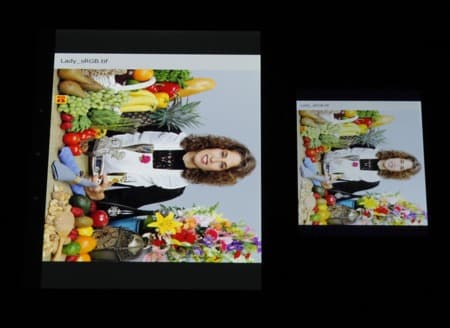 Обзор смартфона Sony Xperia E1. Тестирование дисплея