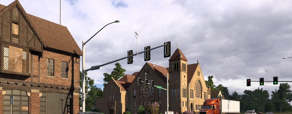 Поселения Айовы American Truck Simulator. Скриншоты дополнения с новым штатом